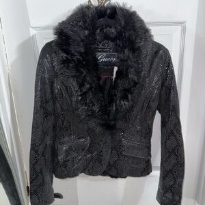 Guess Black snake Women's Jacket
